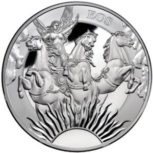 2023 10 oz Proof St. Helena Silver Goddesses Series Eos Coin (Box + CoA)