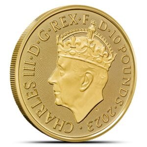 2023 1/10 oz British Gold Coronation of the King Monster Box (500 Coins, BU)