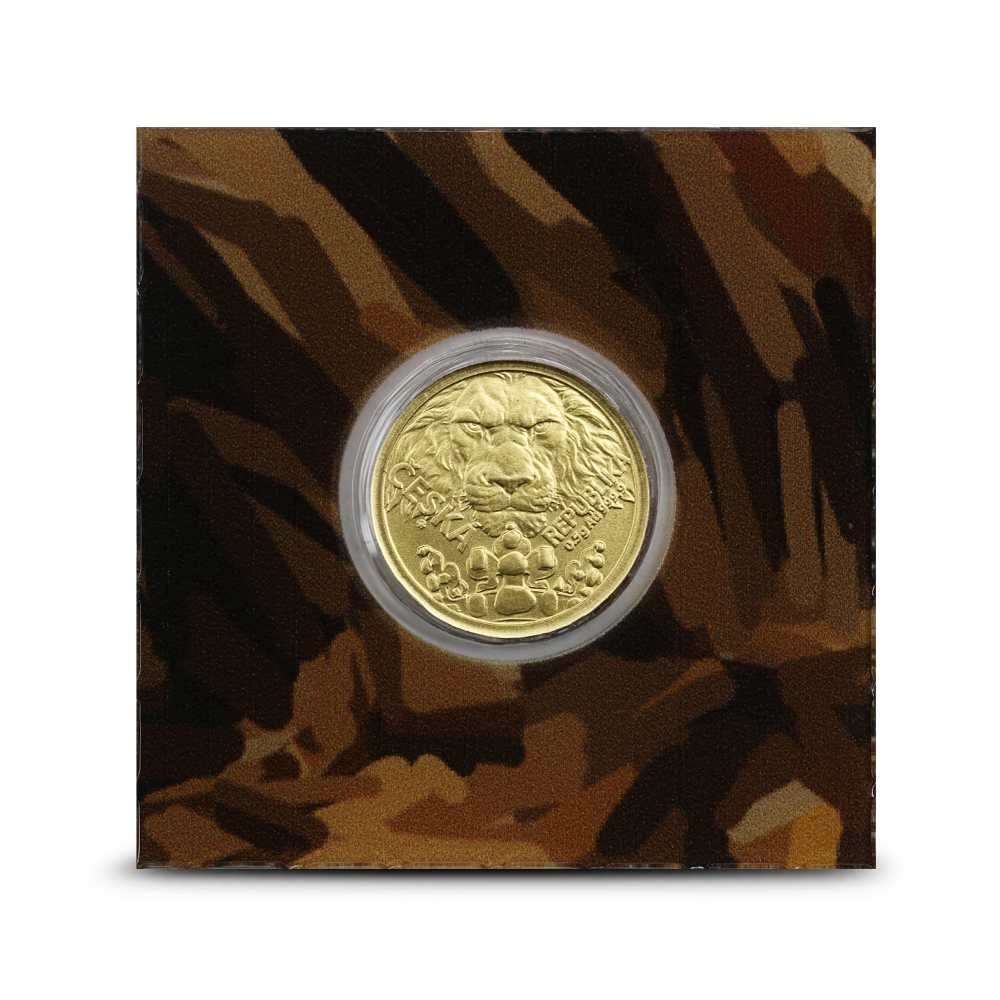 1/2 Gram Niue Czech Lion Gold Coin