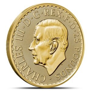 2023 1/4 oz British Gold Britannia Coin (BU, King Charles Obverse)