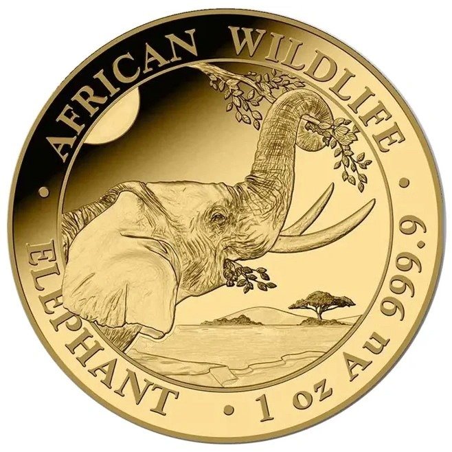 2023 1 oz African Wildlife Elephant