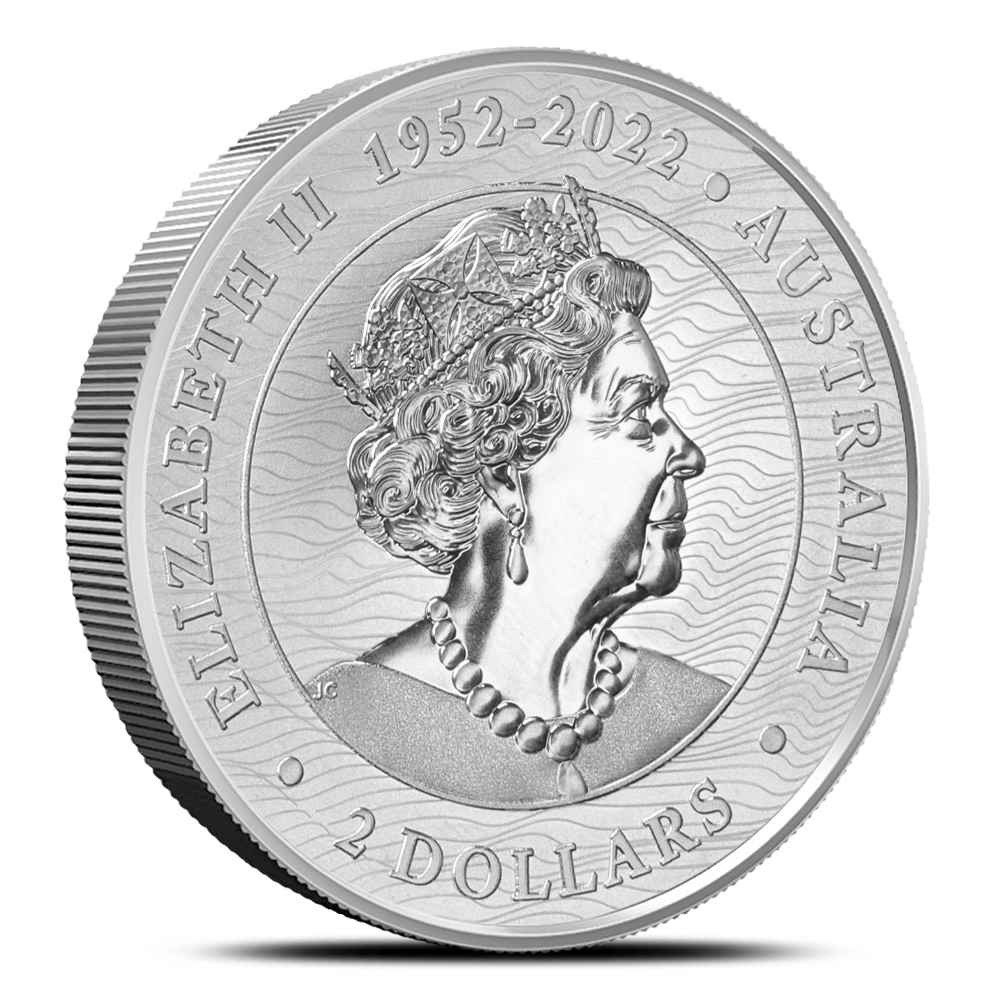 2023 2 oz Australian Humpback Whale Silver Coin - Image 2