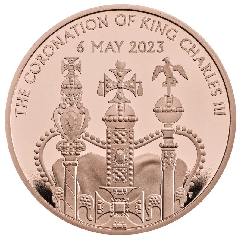 2023 £5 Gold Crown Coronation of Kin