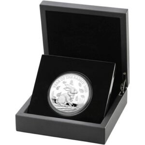 2023 5 oz Proof British Silver Year of the Rabbit Coin (Box + CoA)