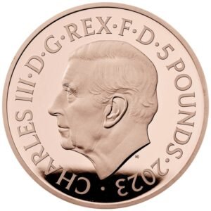 2023 75th Birthday of King Charles III £5 Gold Crown Proof Coin Boxed