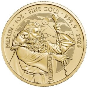 2023 1 oz Merlin Gold Coin Myths and Legends