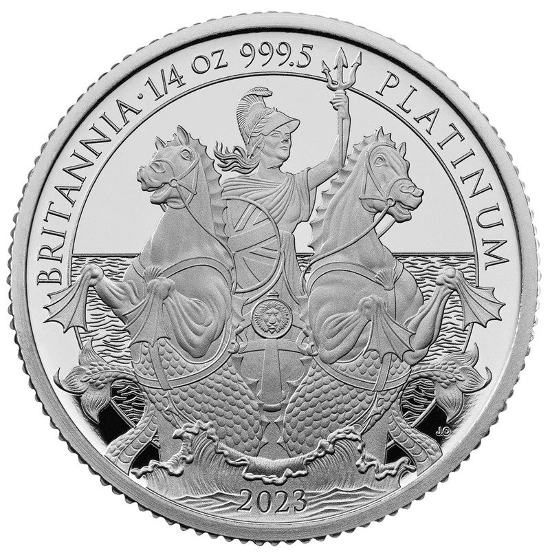 2023 Proof 1/4 oz Platinum Britannia Coin Boxed - Image 2