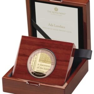 2023 Proof £2 Gold Coin Ada Lovelace Boxed