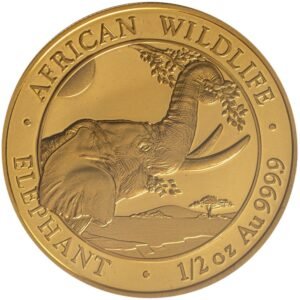 2023 Somalia Gold Elephant First Struck 6-Coin Collection