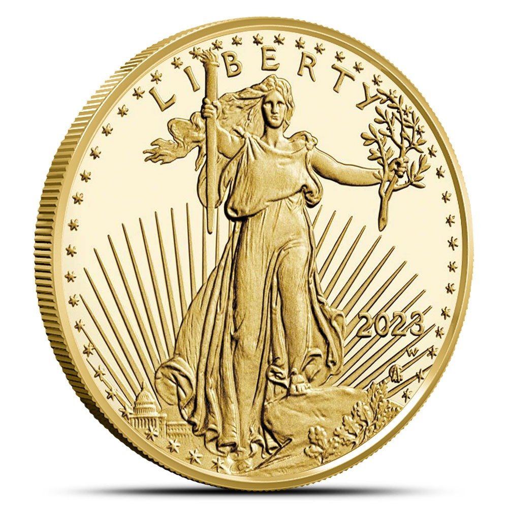 2023-W 1/2 oz Proof American Gold Ea