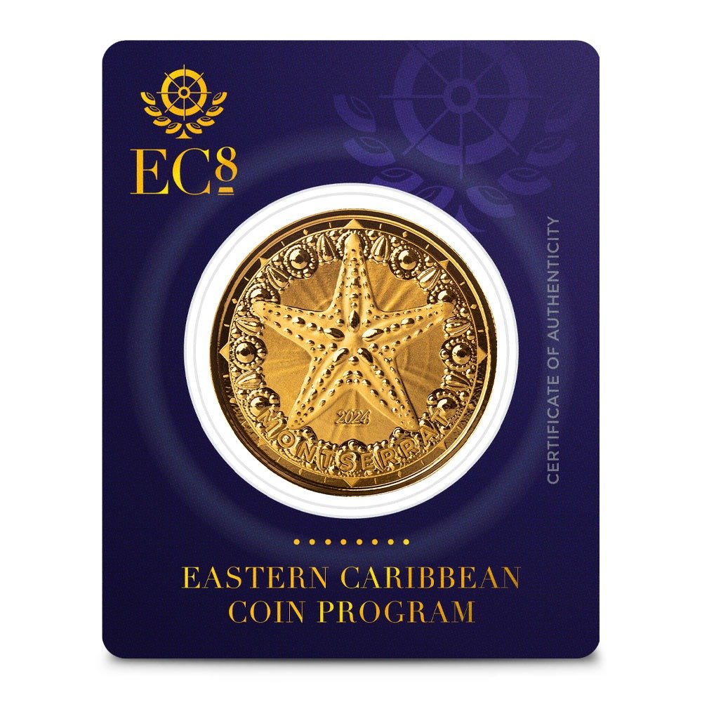 1 oz EC8 Gold Montserrat Starfish Co