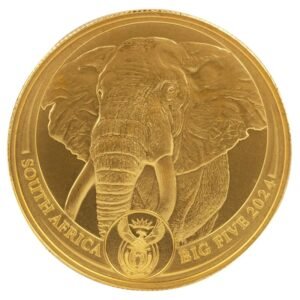 2024 1 oz Elephant Gold Coin Big Five Series