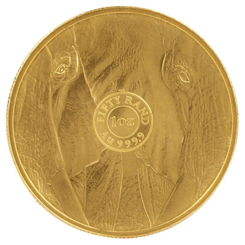 2024 1 oz Elephant Gold Coin Big Five Series - Image 2