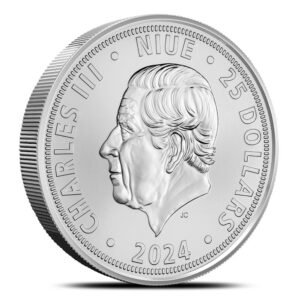 2024 10 oz Niue Czech Lion Silver Coin (BU)