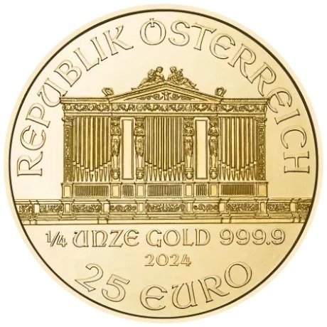 2024 1/4 oz Austrian Gold Philharmonic Coin - Image 2