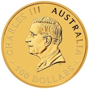 2024 1 oz Australian Kangaroo Gold Nugget Coin