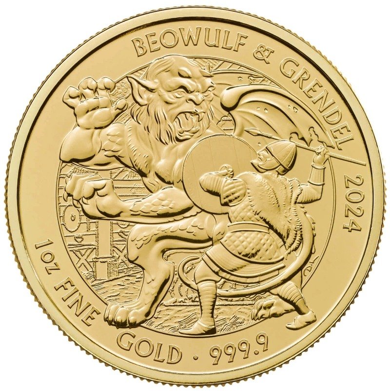 1 oz Beowulf and Grendel Myths and