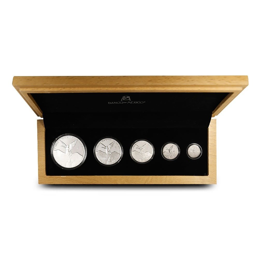 Proof Mexican Silver Libertad 5-Coin