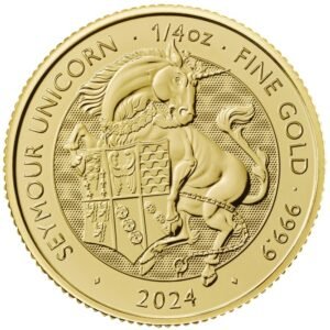 2024 1/4 oz Seymour Unicorn Gold Coin Tudor Beasts
