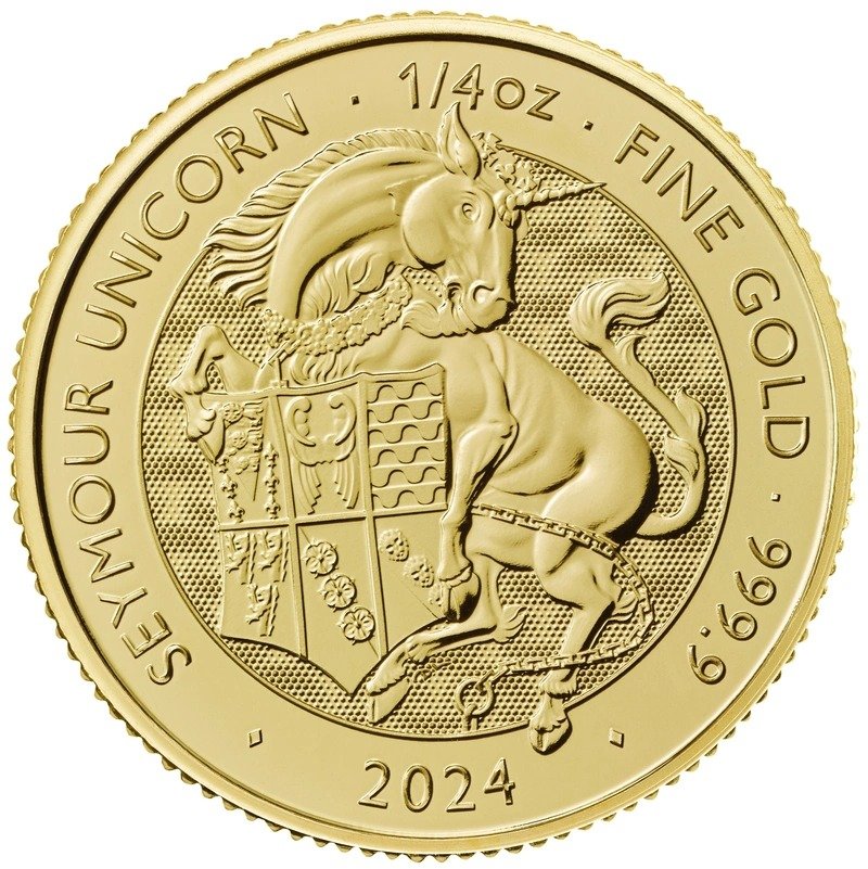 2024 1/4 oz Seymour Unicorn Gold Coi