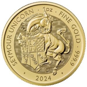 2024 1 oz Seymour Unicorn Gold Coin Tudor Beasts