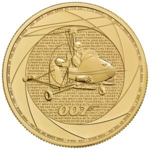 Buy 1 oz Six Decades of 007 Bond of the 1960s Gold Coin