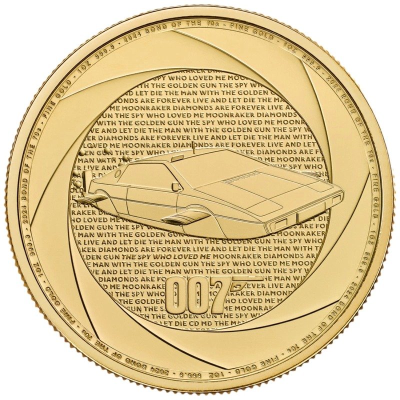 1 oz Six Decades of 007 Bond of the