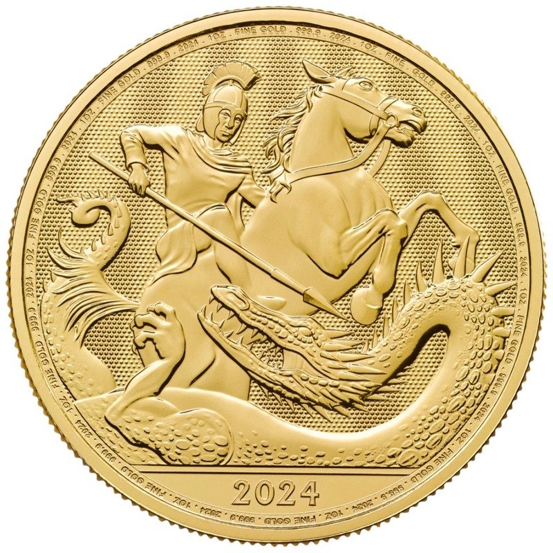 1 oz St George and the Dragon Gold