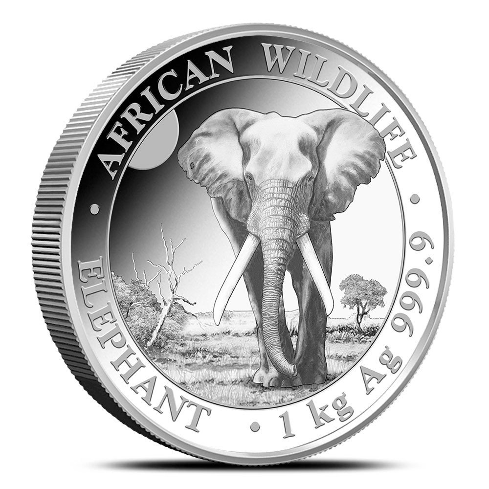 2025 1 Kilo Somalia Silver Elephant