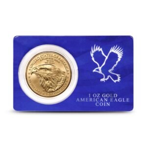 2025 1 oz American Gold Eagle Coin (BU, Blue Eagle Card)