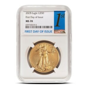 2025 1 oz American Gold Eagle Coin NGC MS70 FDOI