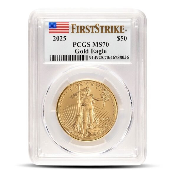 2025 1 Oz American Gold Eagle Coin PCGS MS70 FS | Buy Online At Omega ...