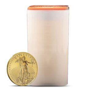2025 1 oz American Gold Eagle Tube (20 Coins, BU)