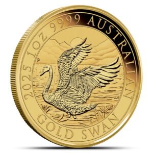 2025 1 oz Australian Gold Swan Coin (Proof-Like)