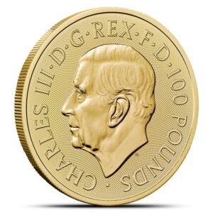 2025 1 oz British Gold Beowulf and the Dragon Coin (BU)