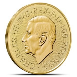 2025 1 oz British Gold St George and the Dragon Coin (BU)