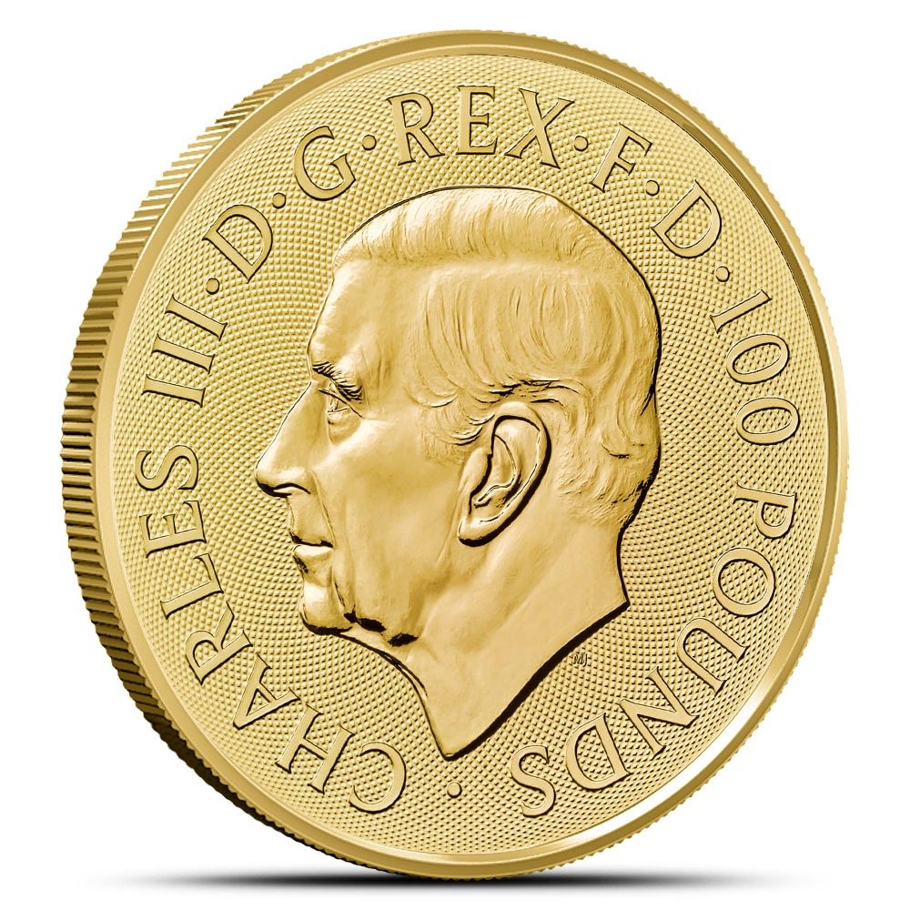 2025 1 oz British Gold St George and the Dragon Coin (BU) - Image 2