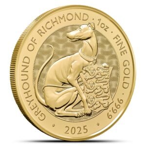 1 oz British Gold Tudor Beasts Greyh