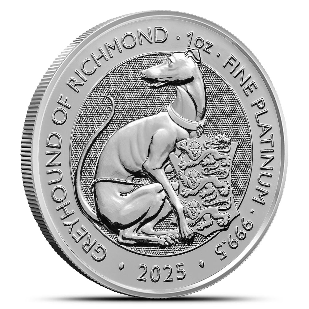 2025 1 oz British Platinum Tudor Bea