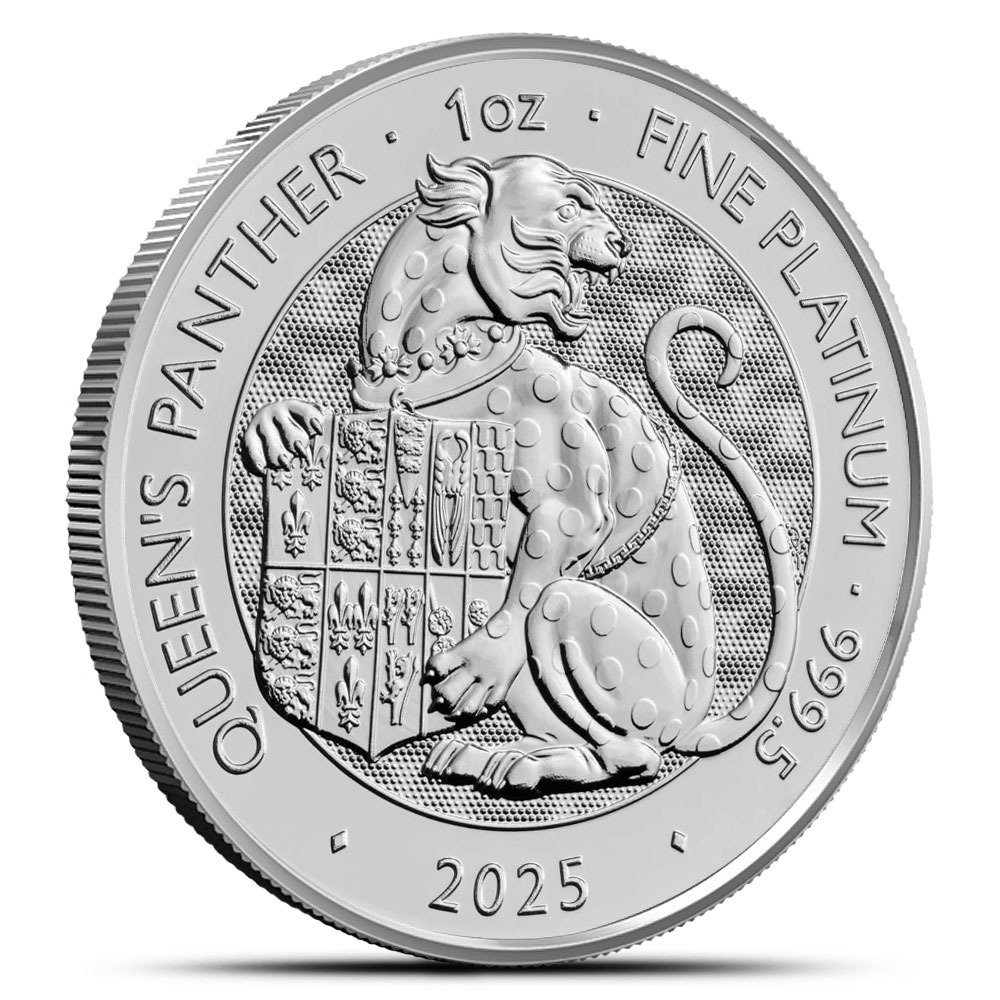 1 oz British Platinum Tudor Beasts