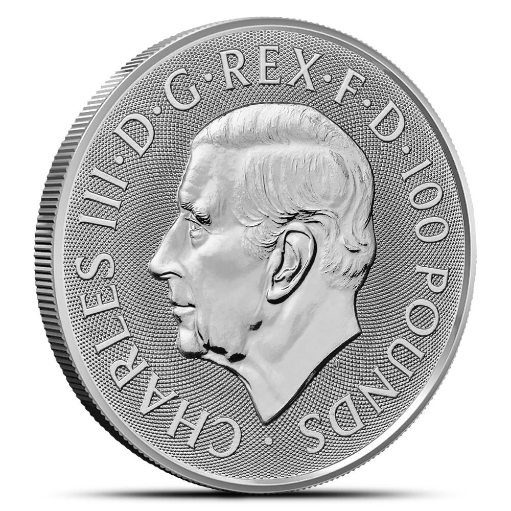 2025 1 oz British Platinum Tudor Beasts The Queen's Panther Coin (BU) - Image 2