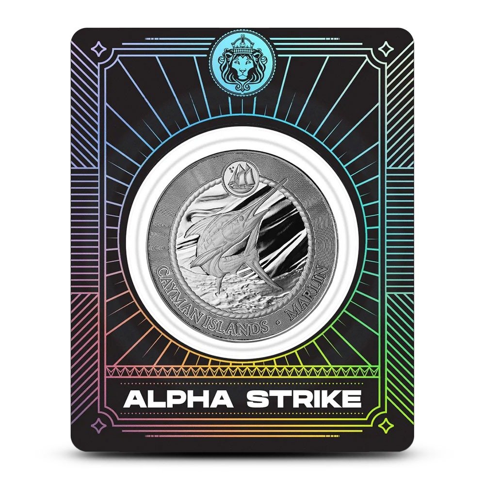 1 oz Cayman Islands Silver Sea Life