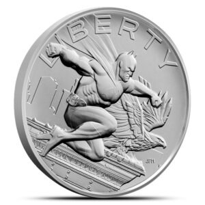 2025 1 oz DC Comics Batman American Liberty Silver Medal (Box + CoA)