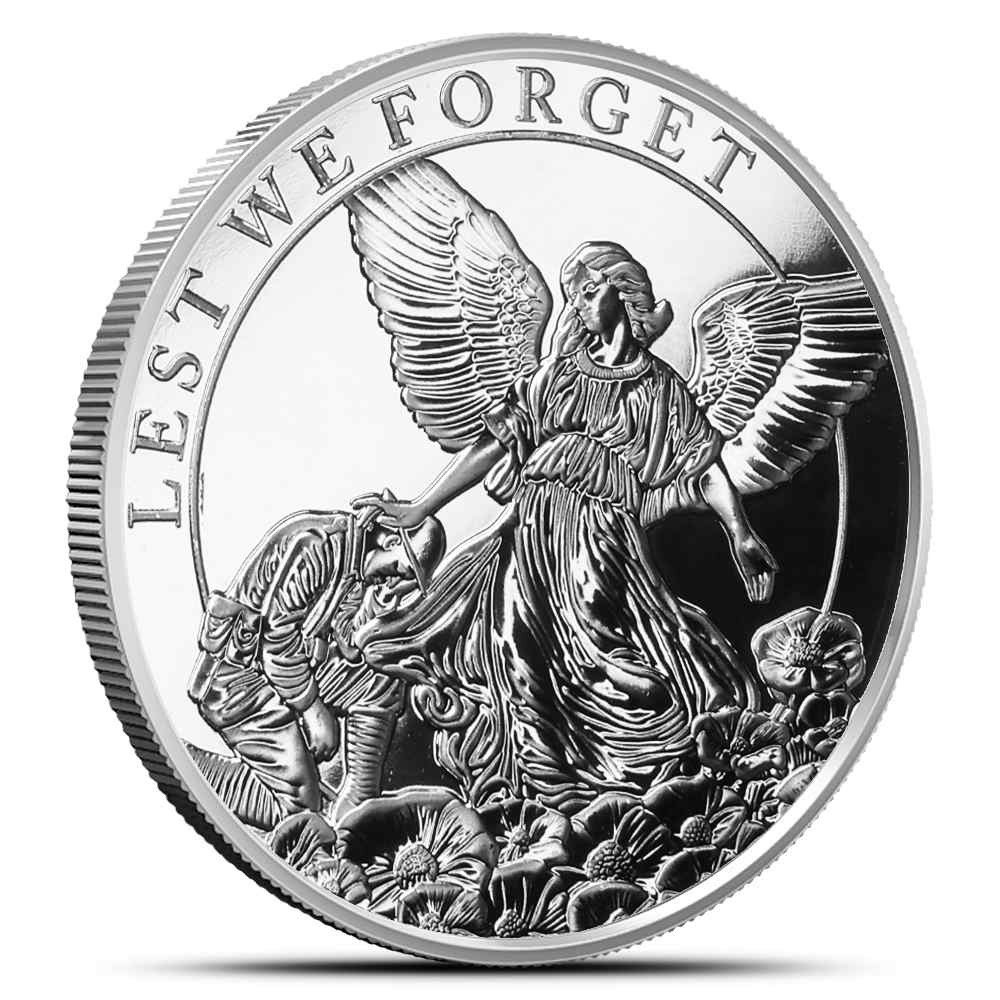 1 oz Falkland Island Silver Remembra