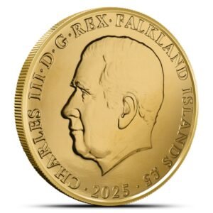 2025 1 oz Falkland Islands Gold King Penguin Coin (BU)