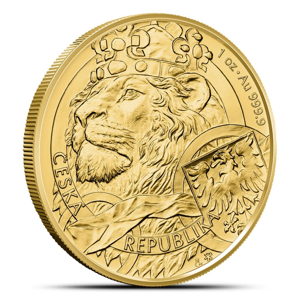 2025 1 oz Niue Czech Lion Gold Coin