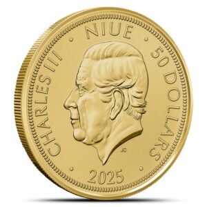 2025 1 oz Niue Czech Lion Gold Coin (BU)