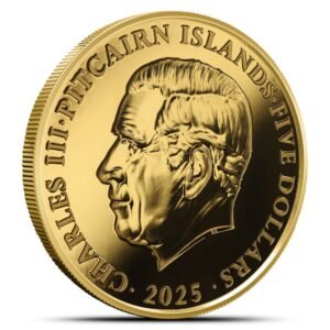 2025 1 oz Pitcairn Islands Gold Ocean Wonders Octopus Coin (BU)