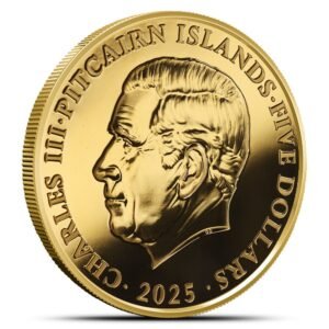 2025 1 oz Pitcairn Islands Gold Ocean Wonders Whale Coin (BU)