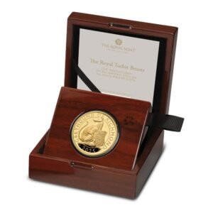 2025 1 oz Proof British Gold Tudor Beasts The Greyhound of Richmond Coin (Box + CoA)